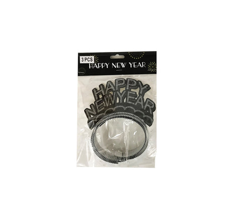 Tiaras de Happy New Year, 3 Pcs