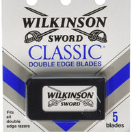5 Wilkinson Sword Classic Double Edge Safety Razor Blades - Valsan Inc