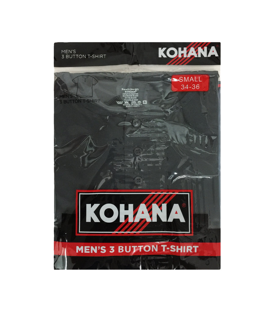 Kohana, Camiseta con botón para hombre de Nylon
