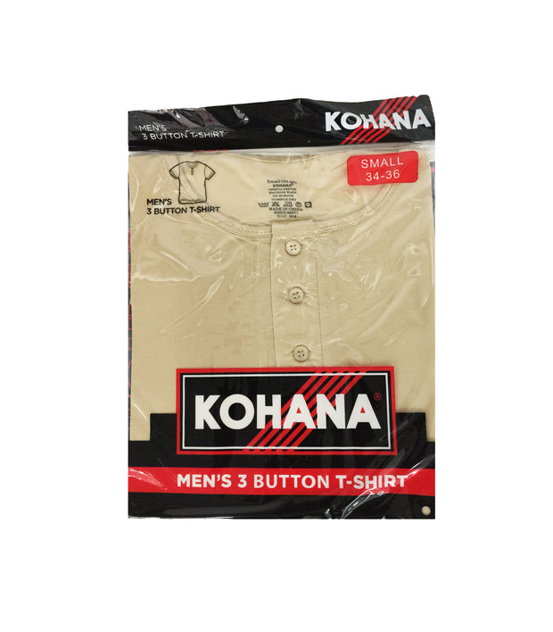 Kohana, Camiseta con botón para hombre de Nylon