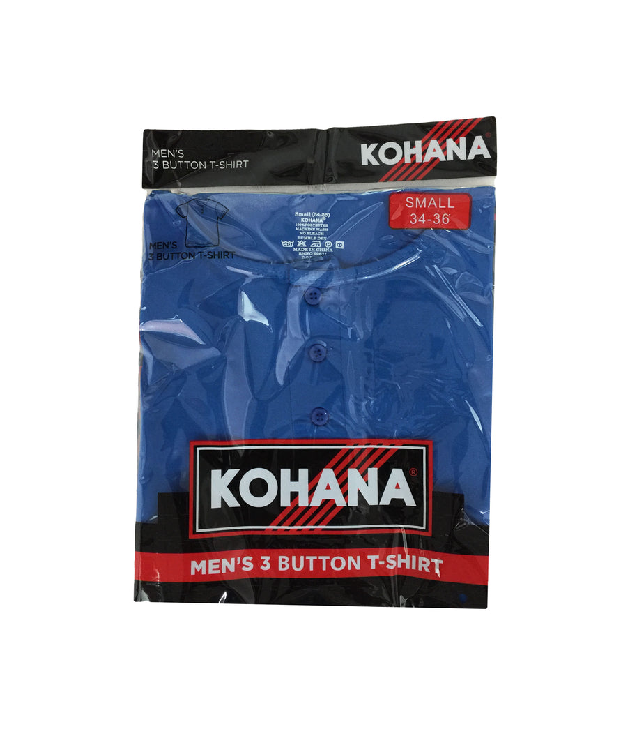 Kohana, Camiseta con botón para hombre de Nylon