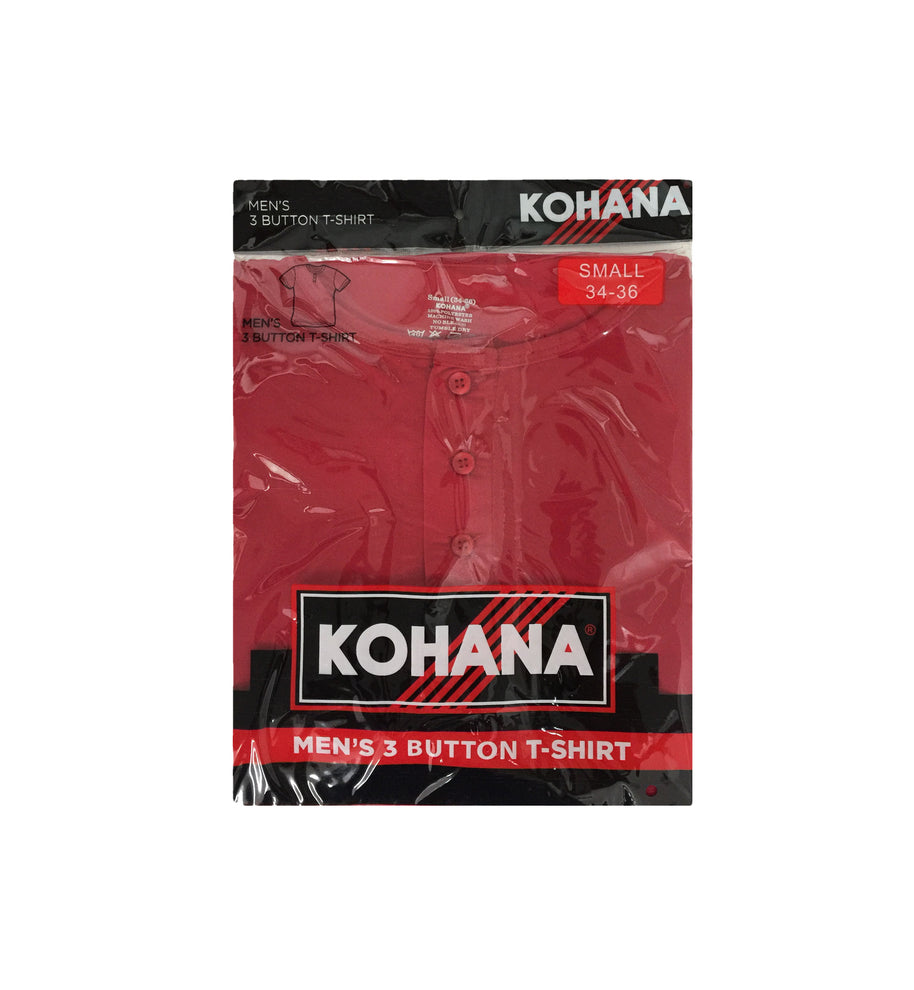 Kohana, Camiseta con botón para hombre de Nylon
