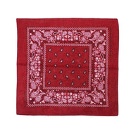 Paisley Classic 100% Cotton Burgundy Bandana- Valsan Inc