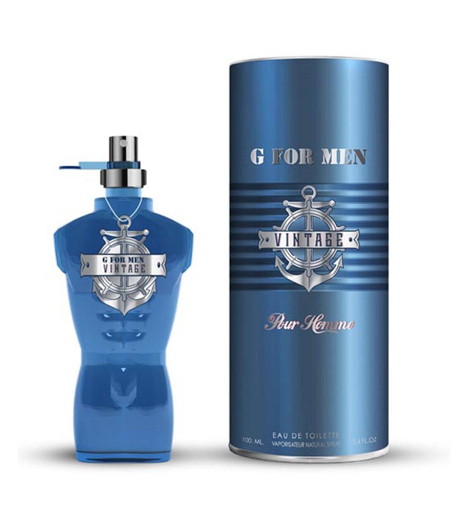 lecho Grande algodón G For Men Vintage, Perfume de Hombre 3.4 oz — Valsan Inc