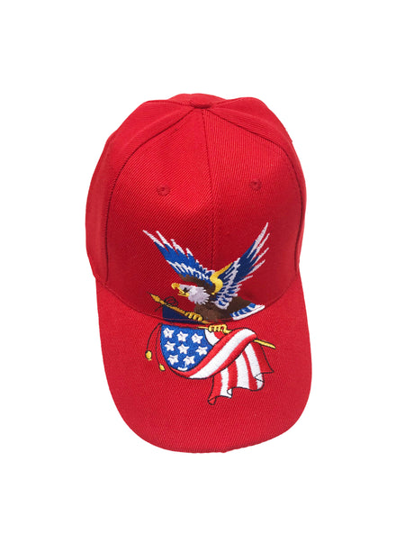 Cap with USA Flag/Eagle Design