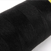 Cono de Hilo Negro, 100% Poliéster