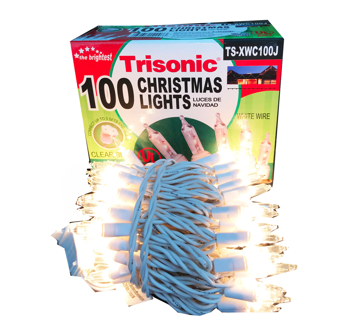 Trisonic, 100 Luces de Navidad, Clear