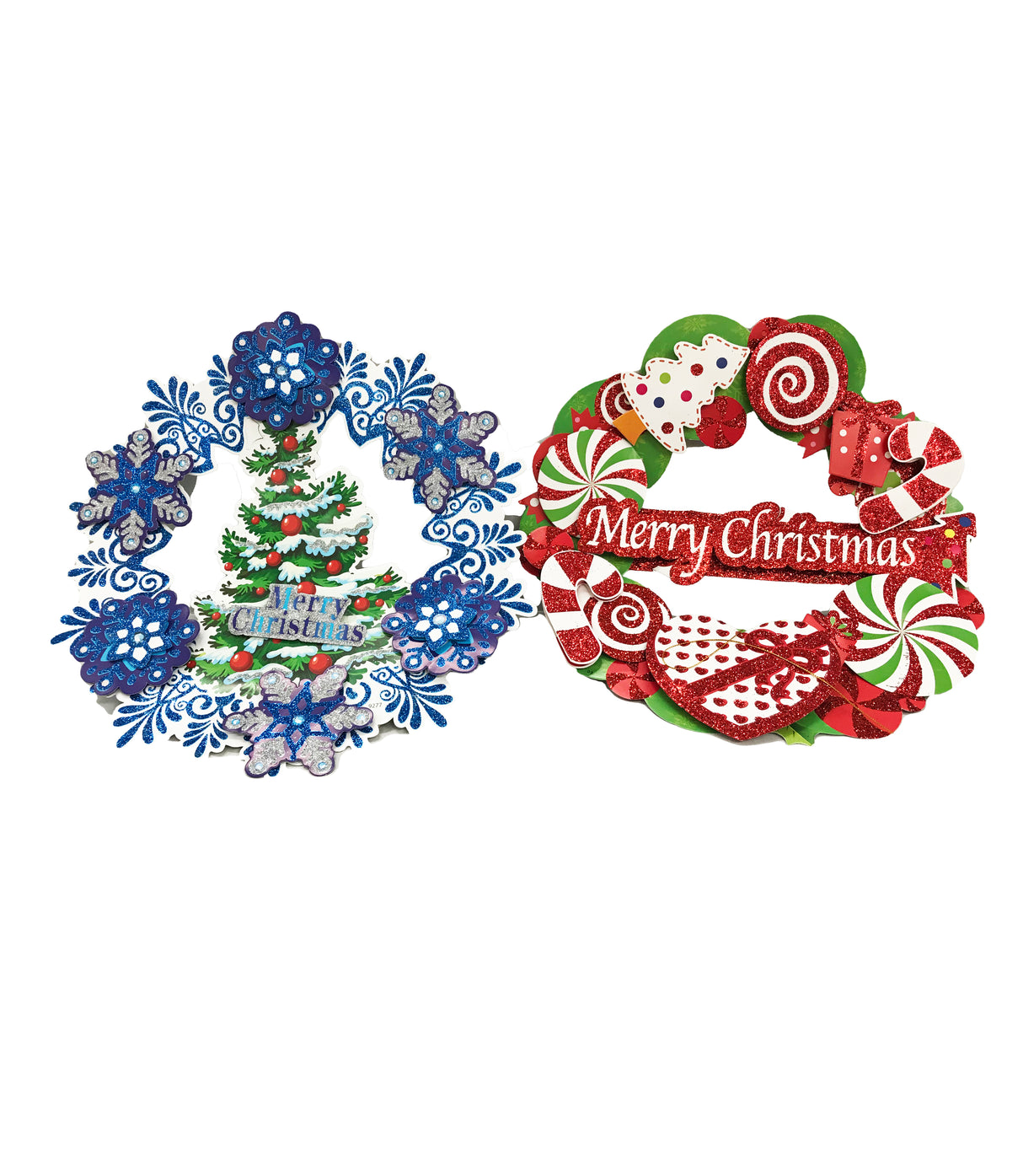 United Merchandising, Corona de Puerta Navideña, 50cm