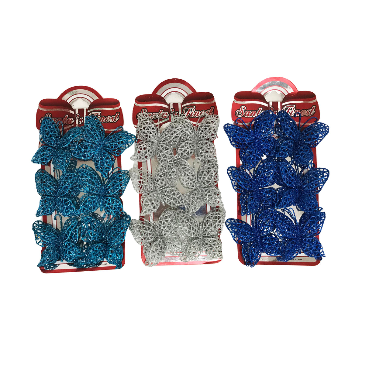 Mariposas, Adorno Navideño, 6 Pcs