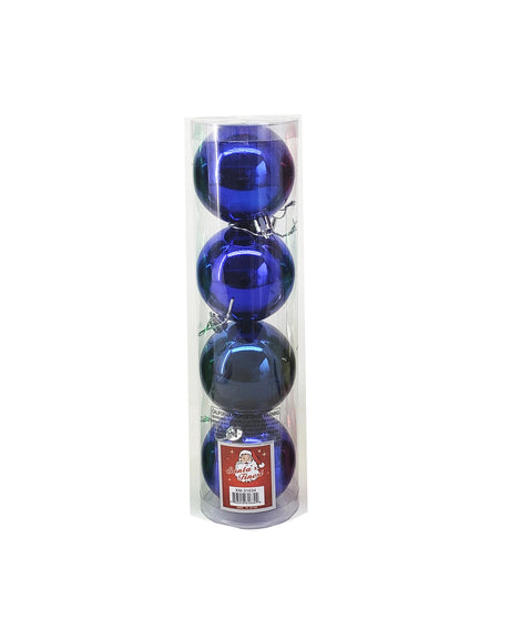 Christmas Plastic Balls, 4 Pcs