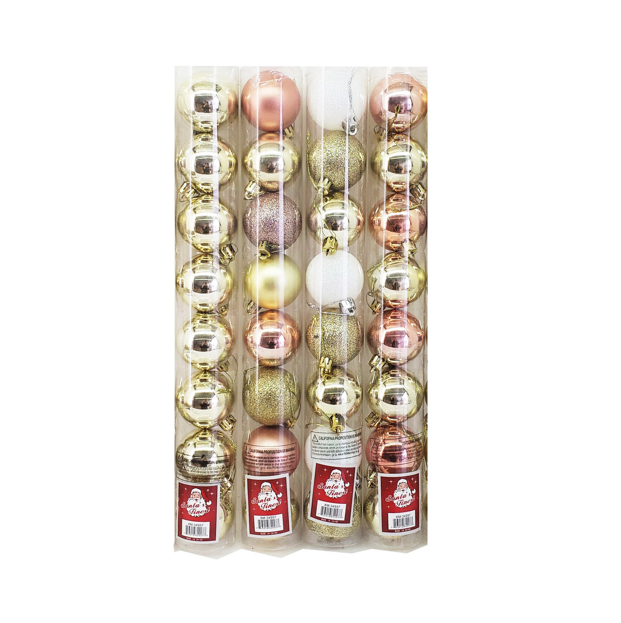 Christmas Plastic Balls, 8 Pcs