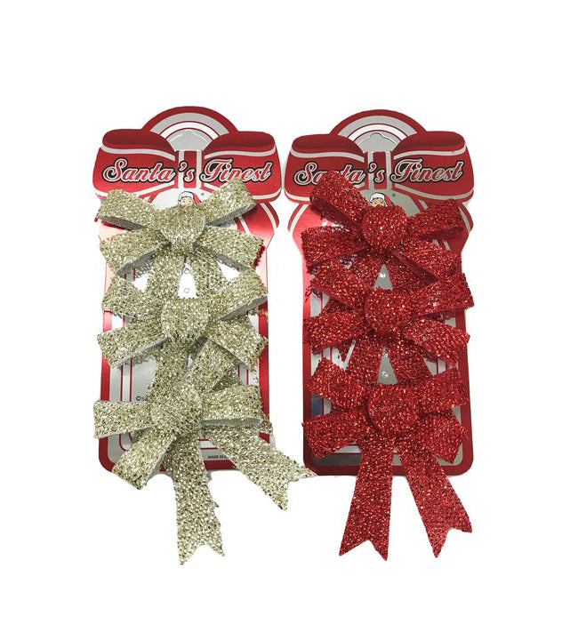 Lazos Navideños, 3 Pcs